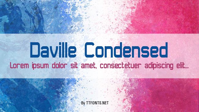 Daville Condensed example